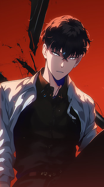 Epic Solo Leveling featuring Sung Jin-Woo, Anime, Solo Leveling, Sung Jin-Woo HD phone wallpaper