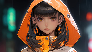 Techwear Anime Girl , anime-girl, anime, artist, artwork, digital-art, artstation HD wallpaper