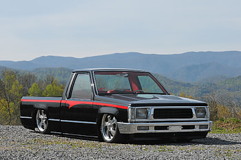 1992-Mitsubishi-Mighty-Max, Truck, Black, 1992, Slammed HD wallpaper