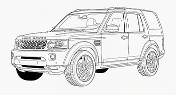 Land Rover Ultra - Detailed SUV Illustration, Land Rover, car, SUV, vehicle HD wallpaper