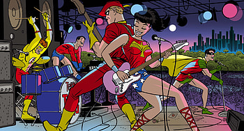 Teen Titans, Comics, Aqualad (Dc Comics), Dc Comics, Dick Grayson, Donna Troy, Garth (Dc Comics), Kid Flash, Robin (Dc Comics), Roy Harper, Speedy (Dc Comics), Wally West, Wonder Girl HD wallpaper