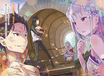 Emilia (Re:zero), Anime, Re:zero Starting Life In Another World, Subaru Natsuki HD wallpaper