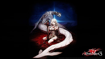 Beauty Hotti Warrior and Her White Dragons, MMO, Warrior, Samurai, Beauty, Wall, White Dragons, Light, Squad, Game, Girl, Shadow, DrakenGard III, New HD wallpaper
