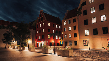 Gamla Stan, Scrolldrop HD wallpaper