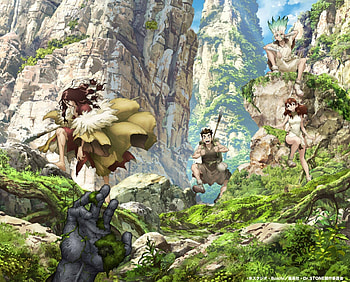 Taiju Oki , Dr. STONE series, Anime adaptation, Character art HD wallpaper