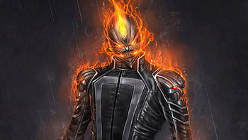 Ghost Rider Hellish Journey, ghost-rider, superheroes, artist, artwork, digital-art, artstation HD wallpaper