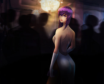 Ghost In The Shell Anime Girl Art , anime-girl, anime, ghost-in-the-shell, artist, artwork, digital-art HD wallpaper