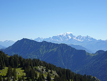 Nature, Trees, Mountains, View From Above, Mountain Range HD wallpaper