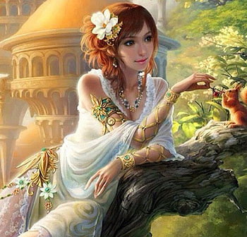 Forest Fairy, fairy, fantasy, art, cool, beauty HD wallpaper