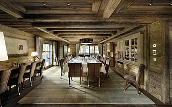 Interior, Miscellanea, Miscellaneous, Table, Room, Chairs, Ceiling, Wooden Design HD wallpaper