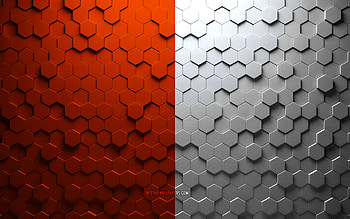 Flag of Armagh, honeycomb art, Armagh hexagons flag, Armagh 3d hexagons art, Armagh flag HD wallpaper
