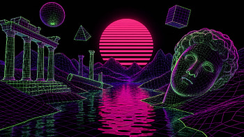 Acidwave, Vaporwave HD wallpaper