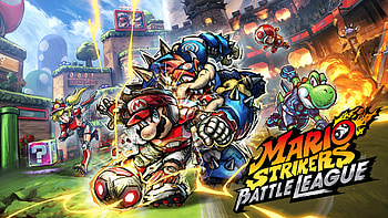 Bowser Mario Princess Peach Toad Yoshi Mario Strikers Battle League HD wallpaper