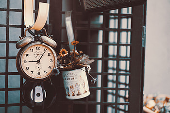 Flowers, Miscellanea, Miscellaneous, Retro, Alarm Clock HD wallpaper