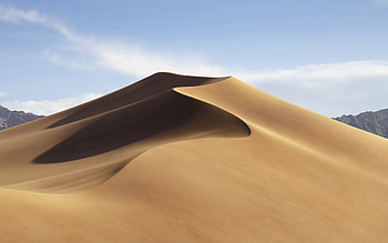 Mojave desert, dune, sand, hot day HD wallpaper