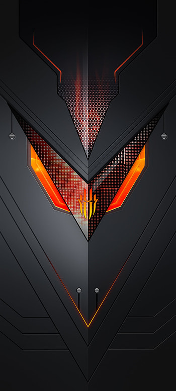 ROG, orange, red HD phone wallpaper
