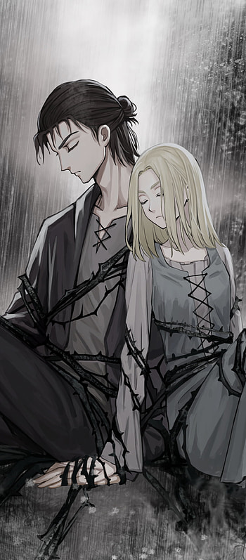 Rainbound — Eren & Historia (Attack on Titan) , Eren Yeager, Historia Reiss, Anime, Attack on Titan HD phone wallpaper