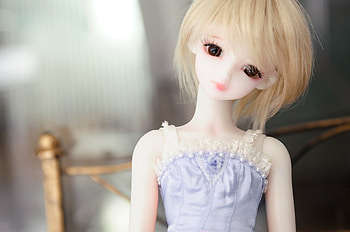 cute doll, doll, silent, fantasy, nice HD wallpaper