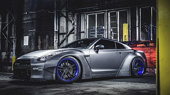 Nissan GTR Liberty Walk Tuning HD wallpaper