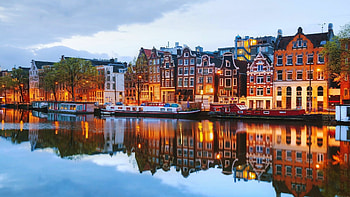 Amsterdam city, Stunning , Urban beauty, Enchanting views HD wallpaper