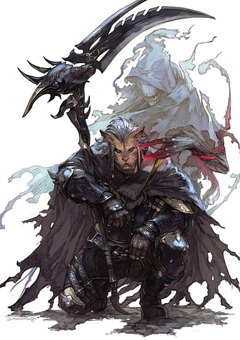 Final Fantasy XIV, Gaming, Hrothgar race, Unique character HD phone wallpaper