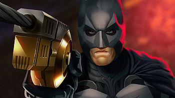 Batman Christian Bale Artwork , batman, superheroes, artwork HD wallpaper