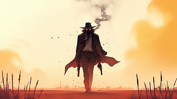 A Gunslinger Legacy, artist, artwork, gun, digital-art, art HD wallpaper