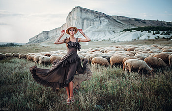Pose, girl, women, model HD wallpaper