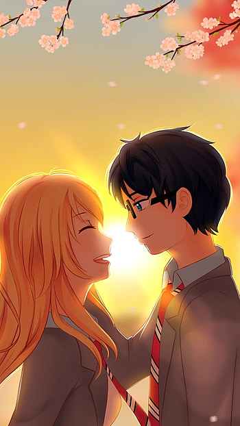 Kousei Arima, Kaori Miyazono, Anime, Your Lie in April HD phone wallpaper
