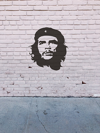 Che Guevara, brickwork, head, cheGuevara, history, revolution HD phone wallpaper