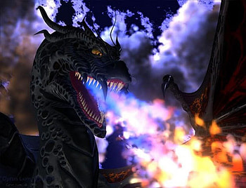 Dragon Fire, wings, winged, flames, dragon, large, fire HD wallpaper