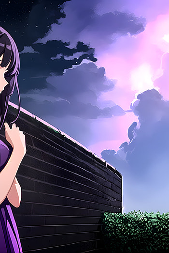 A girl in an alley, Anime, girl, anime girl HD phone wallpaper