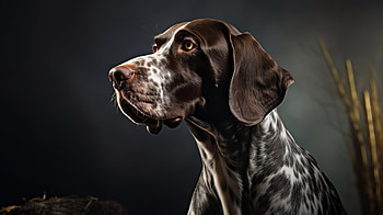 German Shorthaired Pointer Dog Profile, dog, Animal, german shorthaired pointer HD wallpaper