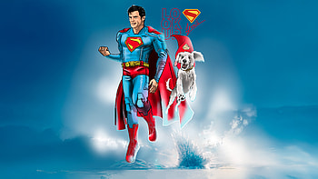 Superman X Krypto Explorer, superman-legacy, superman, krypto, superheroes, dc-comics, movies, artwork, digital-art, artstation HD wallpaper