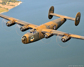Consolidated B-24A Liberator, liberator, bomber, consolidated, ww2, b24, war HD wallpaper