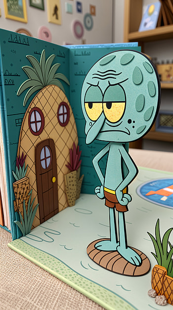 Squidward Tentacles: A Unique for Fans, SpongeBob SquarePants, cartoon HD phone wallpaper