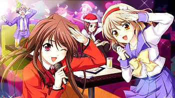 Anime Girls In School Uniform, anime, anime-girls HD wallpaper