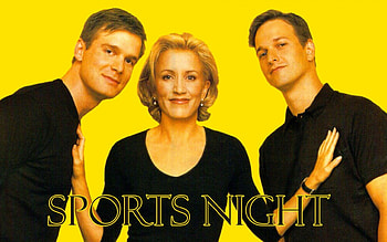 Sports Night, comedy, josh charles, tv, peter krause, felicity huffman, television HD wallpaper