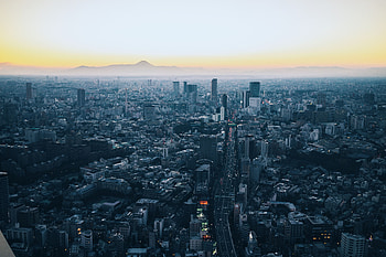 Cities, City, View From Above, Skyscrapers, Japan, Minato HD wallpaper