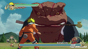 I'M GOING TO TAKE YOU DOWN CHIEF TOAD!, toad, boss battle, naruto, chief toad, gamabuta HD wallpaper