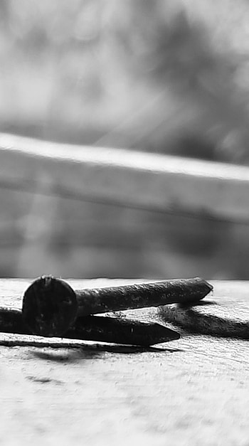 Nails, b&w HD phone wallpaper
