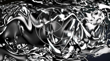 and Video Stock Footage: Looping Liquid Chrome HD wallpaper