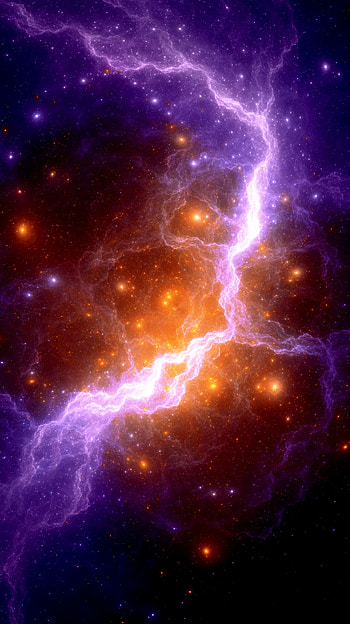 Abstract, Lightning, Glare, Bright, Sparks, Flash HD phone wallpaper