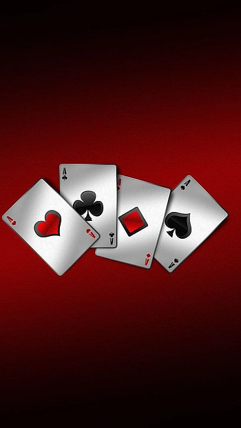 Ace King, Red Background HD phone wallpaper
