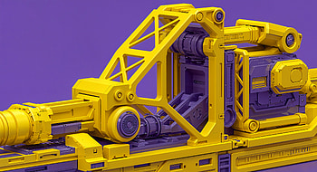 Vibrant Industrial Design: A Ultra Experience, 3D Model, futuristic design HD wallpaper