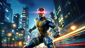 Cyclops Leadership, cyclops, superheroes, artist, artwork, digital-art, ai, deviantart HD wallpaper