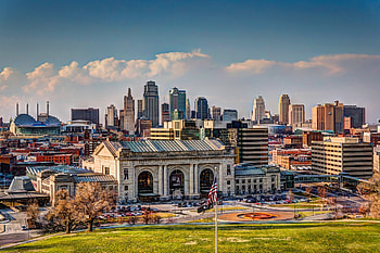 Kansas City Skyline, Online psychology degree HD wallpaper