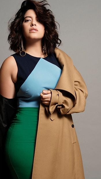 Denise bidot, plus size model HD phone wallpaper