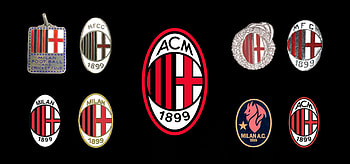 Logo evolution, Logo AC Milan HD wallpaper