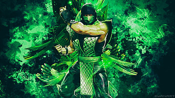 Reptile, Mortal Kombat, Klassic ninjas, Syanart HD wallpaper